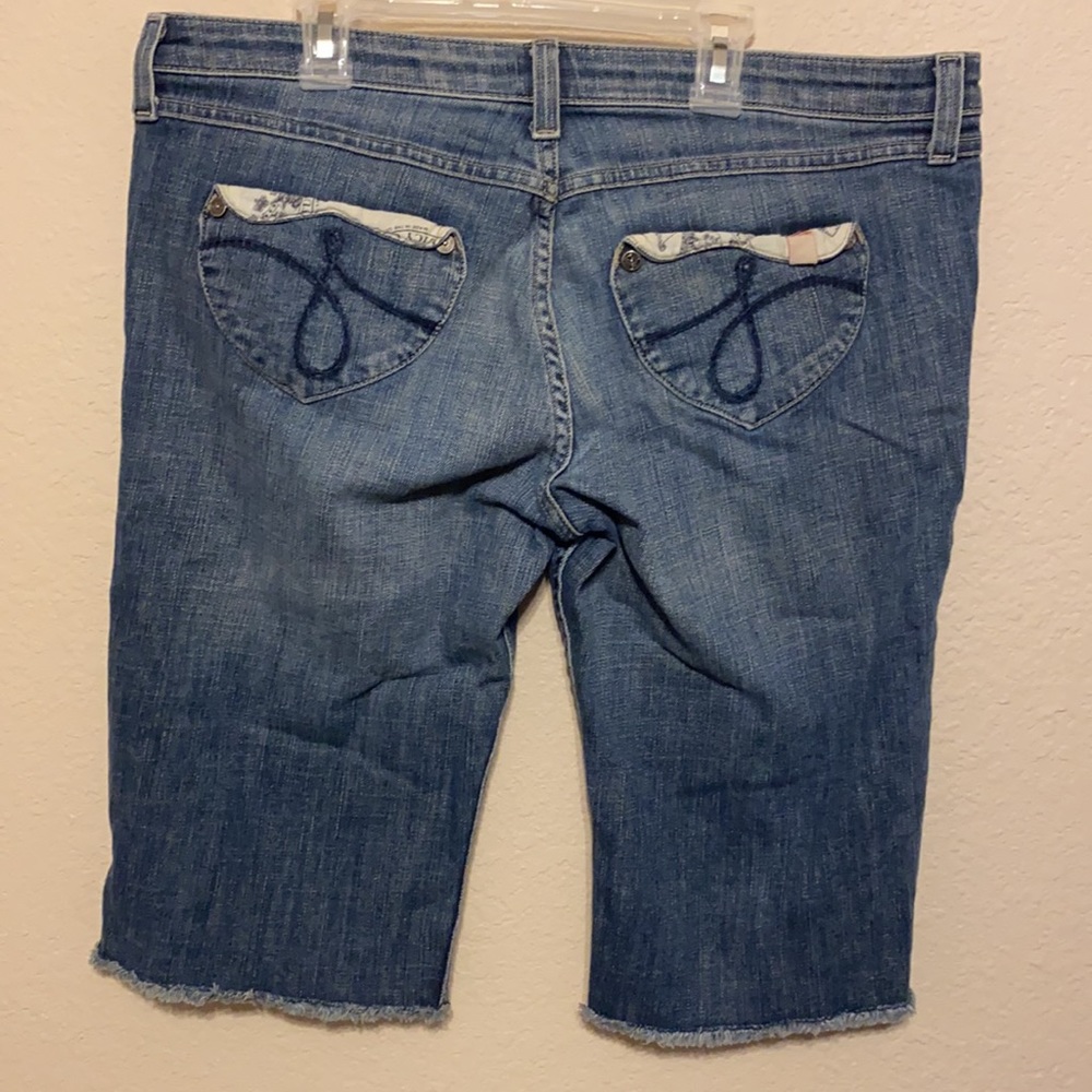Juicy Couture Long Jean Shorts - Picture 2 of 4